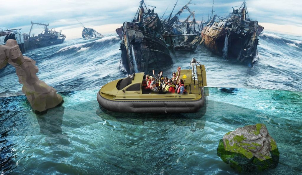 Mission Bermudes : un water coaster au Futuroscope pour 2025