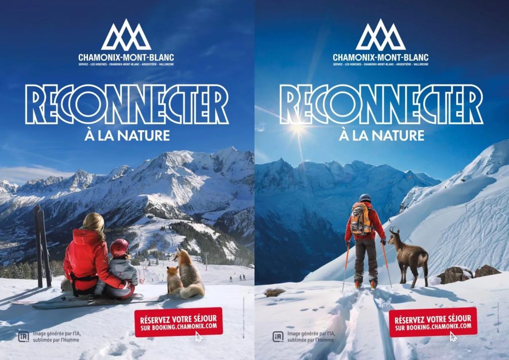 Chamonix-Mont-Blanc – Campagne marketing avec IA générative