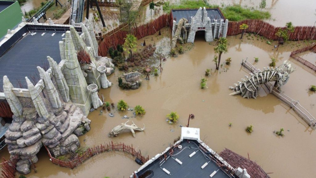 le parc Walibi restera fermé plusieurs semaines suite aux inondations